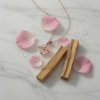 Heart Rose Quartz Necklace